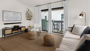 Condo, Multiple Beds, Balcony (Beachside Condo 24) | Living area | 42-inch flat-screen TV with digital channels