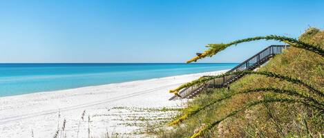 Accommodatie ligt op het strand