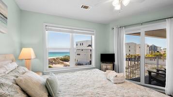 Condo, Multiple Beds, Patio, Ocean View (Beachside Villas 531) | 2 bedrooms, individually decorated, individually furnished, bed sheets