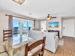 Condo, Multiple Beds, Patio, Ocean View (Beachside Villas 623) | Living area | 42-inch flat-screen TV with digital channels