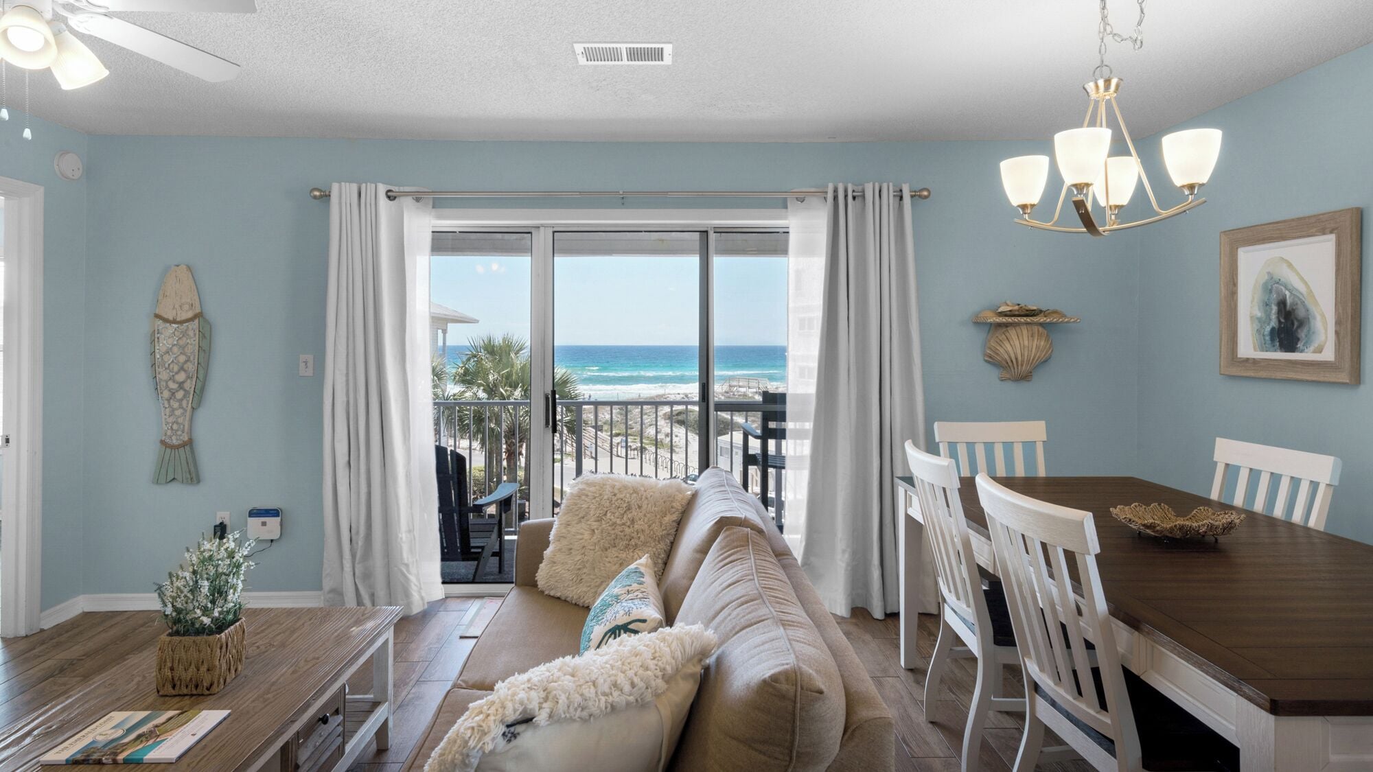 Condo, Multiple Beds, Patio, Ocean View (Beachside Villas 531) | Living area