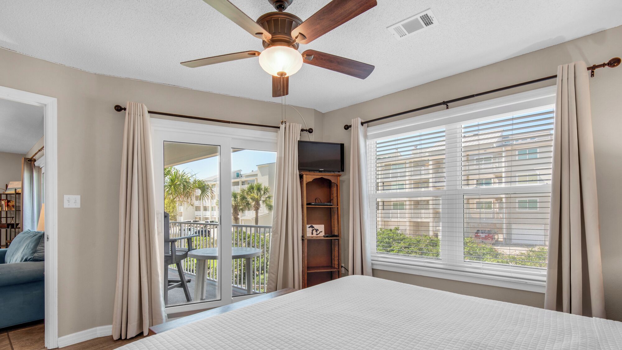 Condo, Multiple Beds, Patio, Ocean View (Beachside Villas 623) | 2 bedrooms, individually decorated, individually furnished, bed sheets