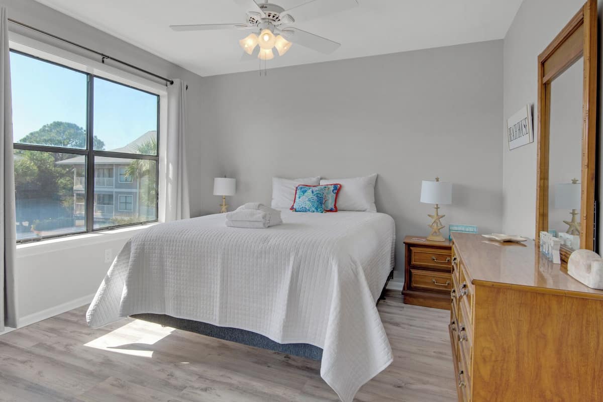Condo, Multiple Beds, Patio, Partial Ocean View (Beachwood Villas 12I) | 2 bedrooms, individually decorated, individually furnished