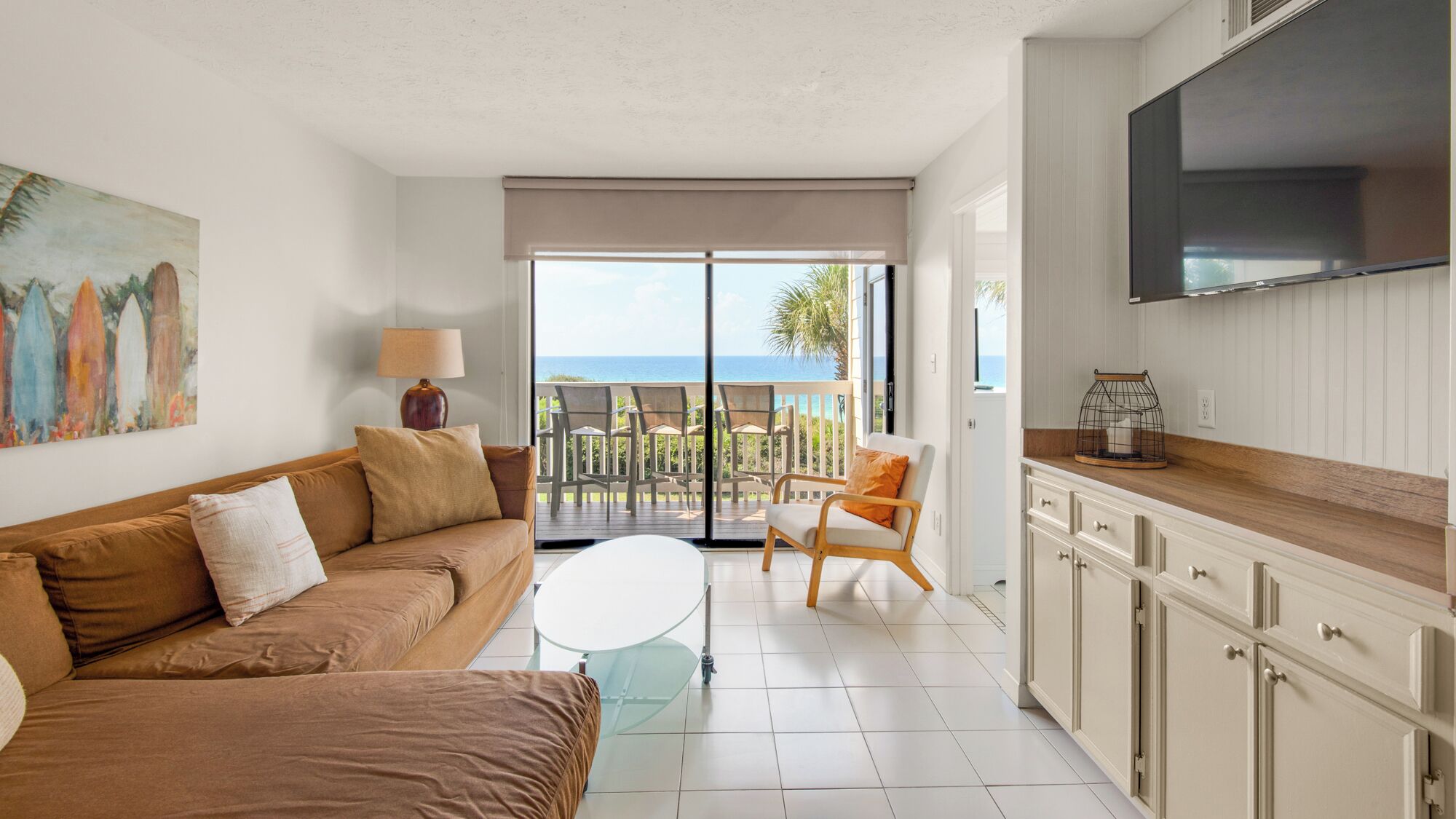 Condo, Multiple Beds, Balcony, Ocean View (Beacons 4) | Living area | 42-inch flat-screen TV with digital channels