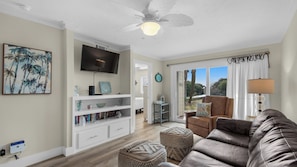 Condo, Multiple Beds, Patio, Ocean View (Beacons 1) | Living area | 42-inch flat-screen TV with digital channels - Beacons (Santa Rosa Beach)