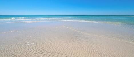 On the beach