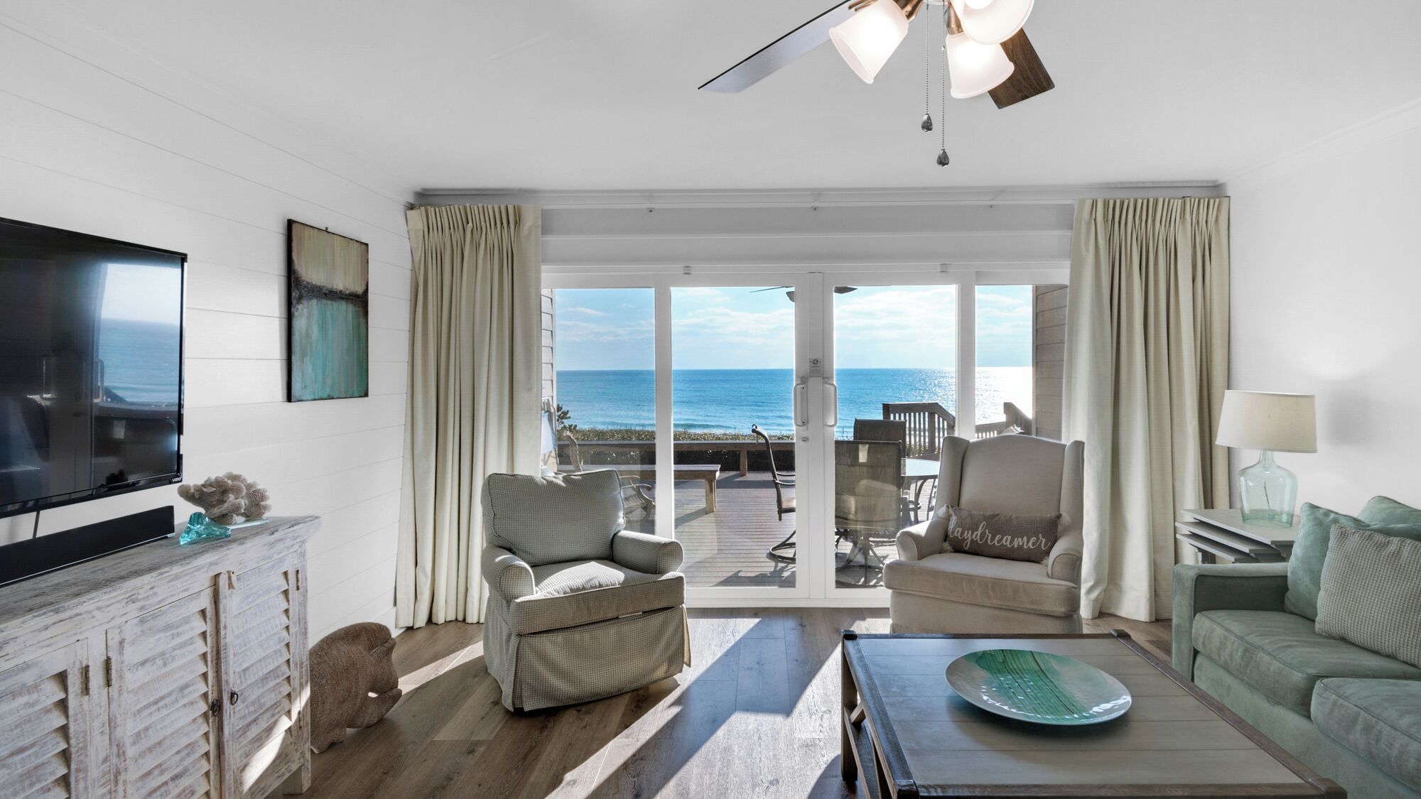 Townhome, Multiple Beds, Patio, Ocean View (Blue Nine 2) | Living area | 42-inch flat-screen TV with digital channels