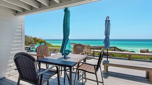 Townhome, Multiple Beds, Patio, Ocean View (Blue Nine 3) | Outdoor dining - Blue Nine (Panama City Beach)