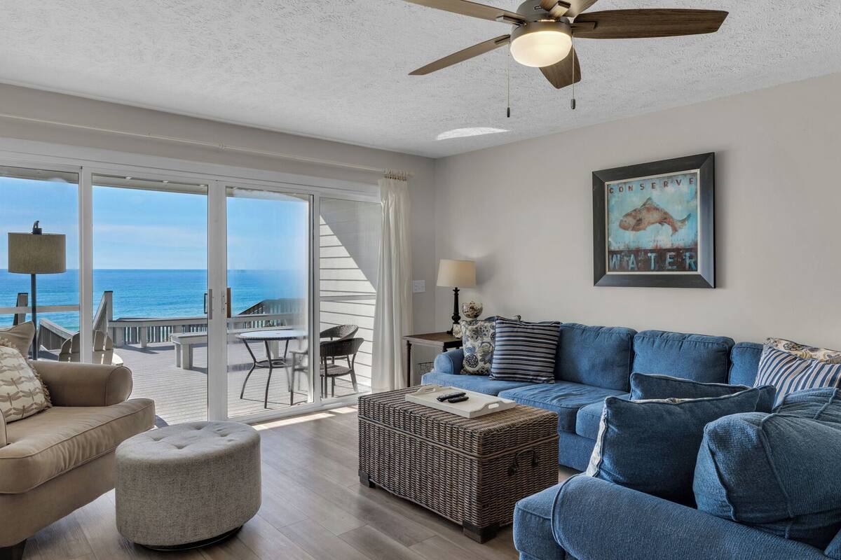 Townhome, Multiple Beds, Patio, Ocean View (Blue Nine 5) | Living area | 42-inch flat-screen TV with digital channels