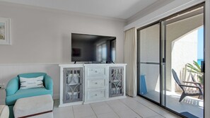 Condo, 1 King Bed with Sofa bed, Patio, Ocean View (Dune Villas 5A) | 3 bedrooms, individually decorated, individually furnished