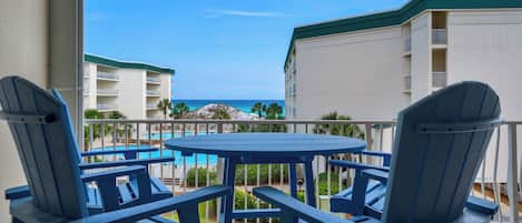 Condo, Multiple Beds, Balcony, Pool View (Dunes Of Seagrove 202C) | Outdoor dining