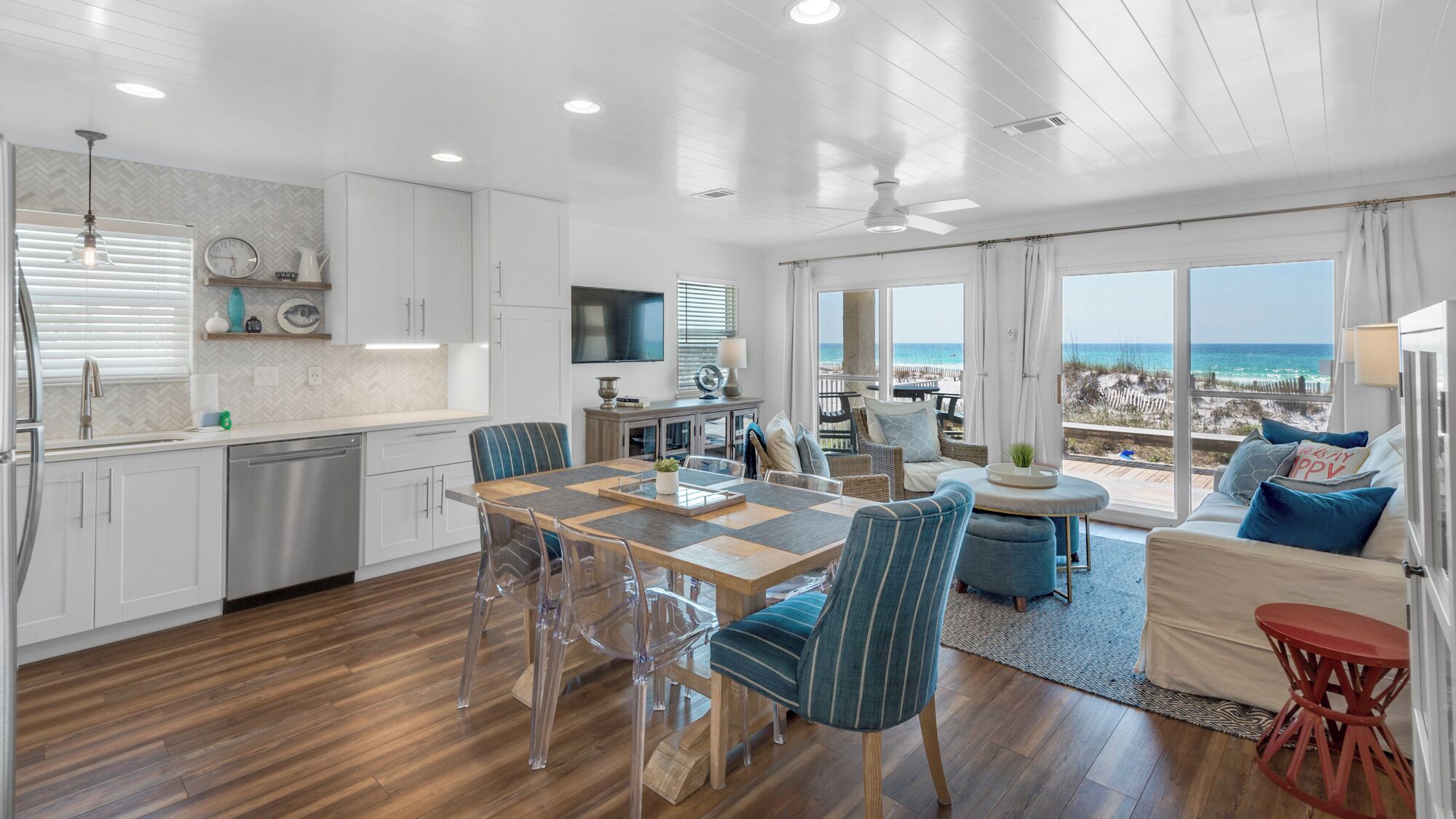 Appartement, meerdere bedden, patio, uitzicht op oceaan (Eastern Shores 201) | Interieur