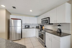 Condo, Multiple Beds, Balcony, Ocean View (Grand Panama 2-1002) | Private kitchen - Grand Panama Beach Resort (Panama City Beach)