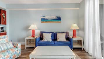 Condo, Multiple Beds, Balcony, Beach View (Laketown Wharf 335) | Living area | 42-inch flat-screen TV with digital channels