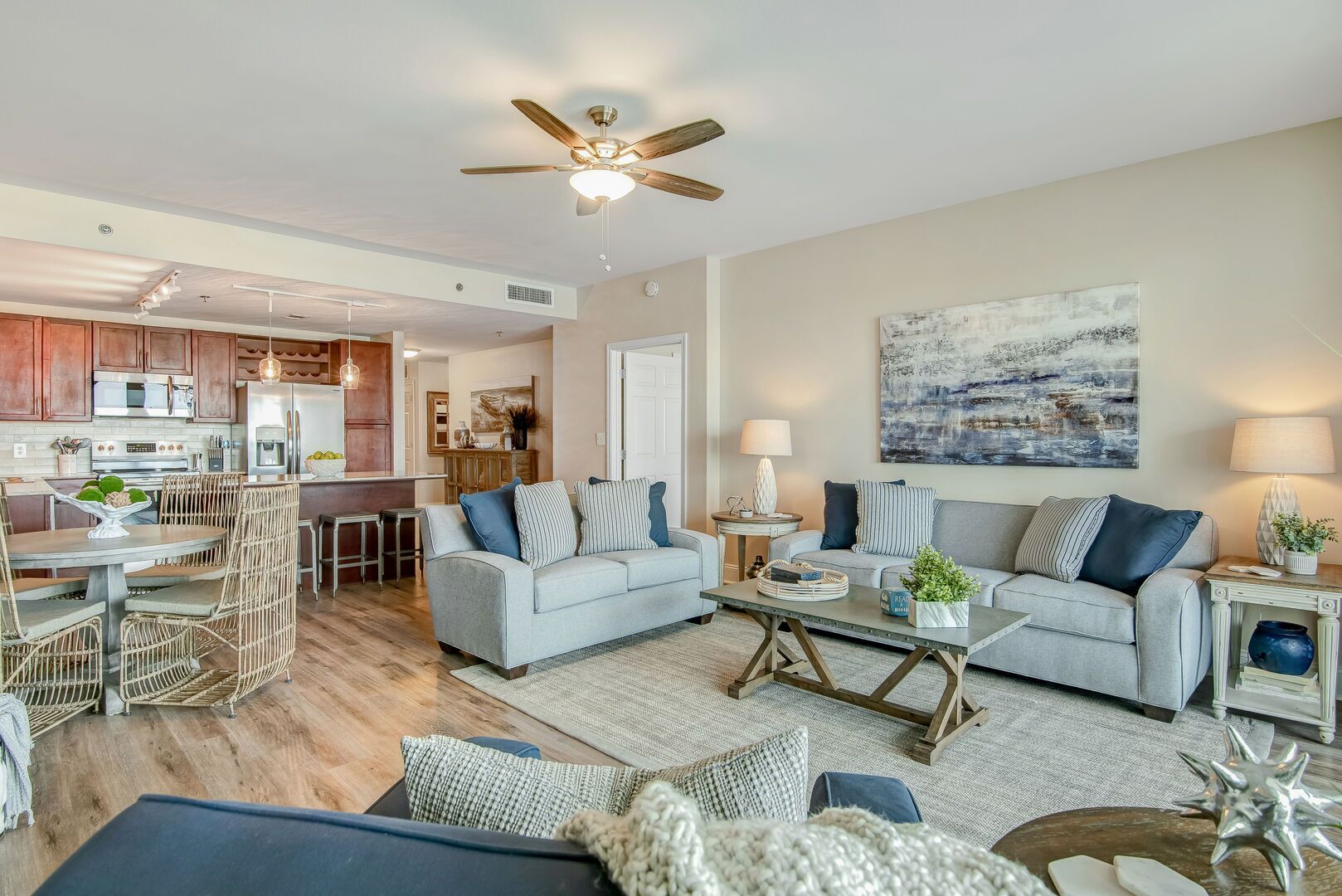 Condo, Multiple Beds, Balcony, Ocean View (Laketown Wharf 834) | Living area | 42-inch flat-screen TV with digital channels