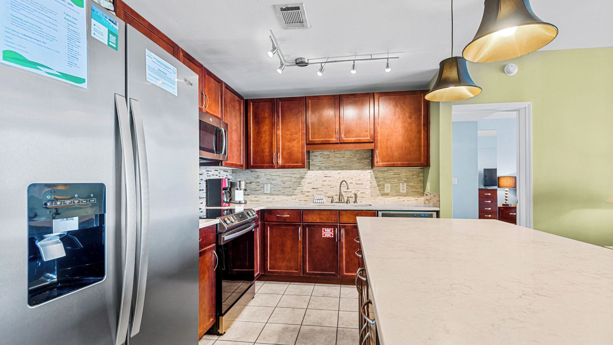 Condo, Multiple Beds, Balcony, Ocean View (Laketown Wharf 1527 - No Pets Allowed) | Private kitchen | Fridge, microwave, oven, stovetop