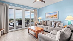 Condo, Multiple Beds, Balcony (Laketown Wharf 731 - No Pets Allowed) | Living area - Laketown Wharf (Panama City Beach)