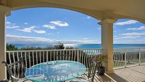 Condo, Multiple Beds, Balcony, Ocean View (Monterey Condos A201) | Outdoor dining