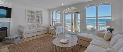 Condo, Multiple Beds, Balcony, Ocean View (Monterey Condos C301) | Living area | 42-inch flat-screen TV with digital channels