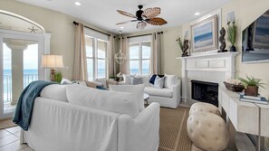 Condo, Multiple Beds, Balcony, Ocean View (Monterey Condos B402) | Living area
