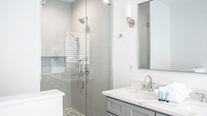 Condo, Multiple Beds, Balcony, Ocean View (Monterey Condos C301) | Bathroom - Monterey Condos (Panama City Beach)