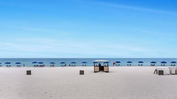 On the beach