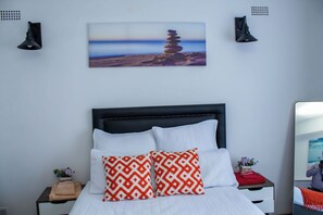 Apartemen | 2 kamar tidur, setrika/meja setrika, Wi-Fi gratis, dan seprai linen