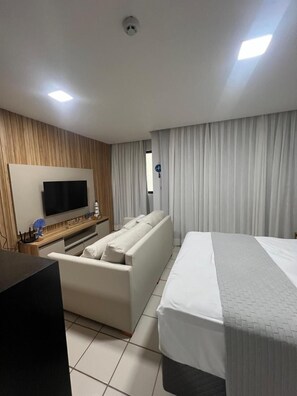 Apartamento luxo | 1 quarto, Wi-Fi de cortesia, roupa de cama