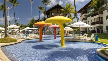 2 outdoor pools, pool umbrellas, pool loungers