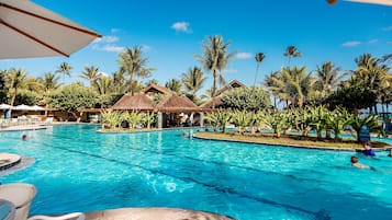 Apartment | Pool | 2 outdoor pools, pool umbrellas, sun loungers