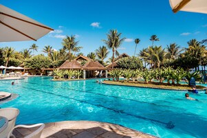 Apartment | Pool | 2 outdoor pools, pool umbrellas, sun loungers