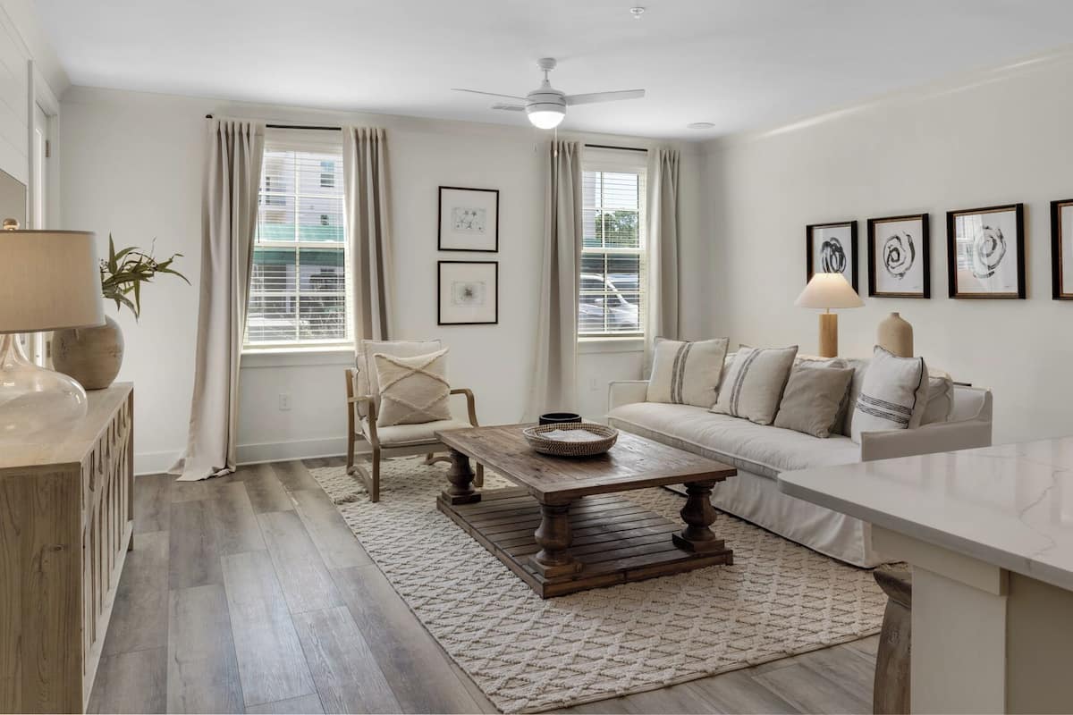 Condo, Multiple Beds, Patio (Pinewood30A 412) | Living area | 42-inch flat-screen TV with digital channels