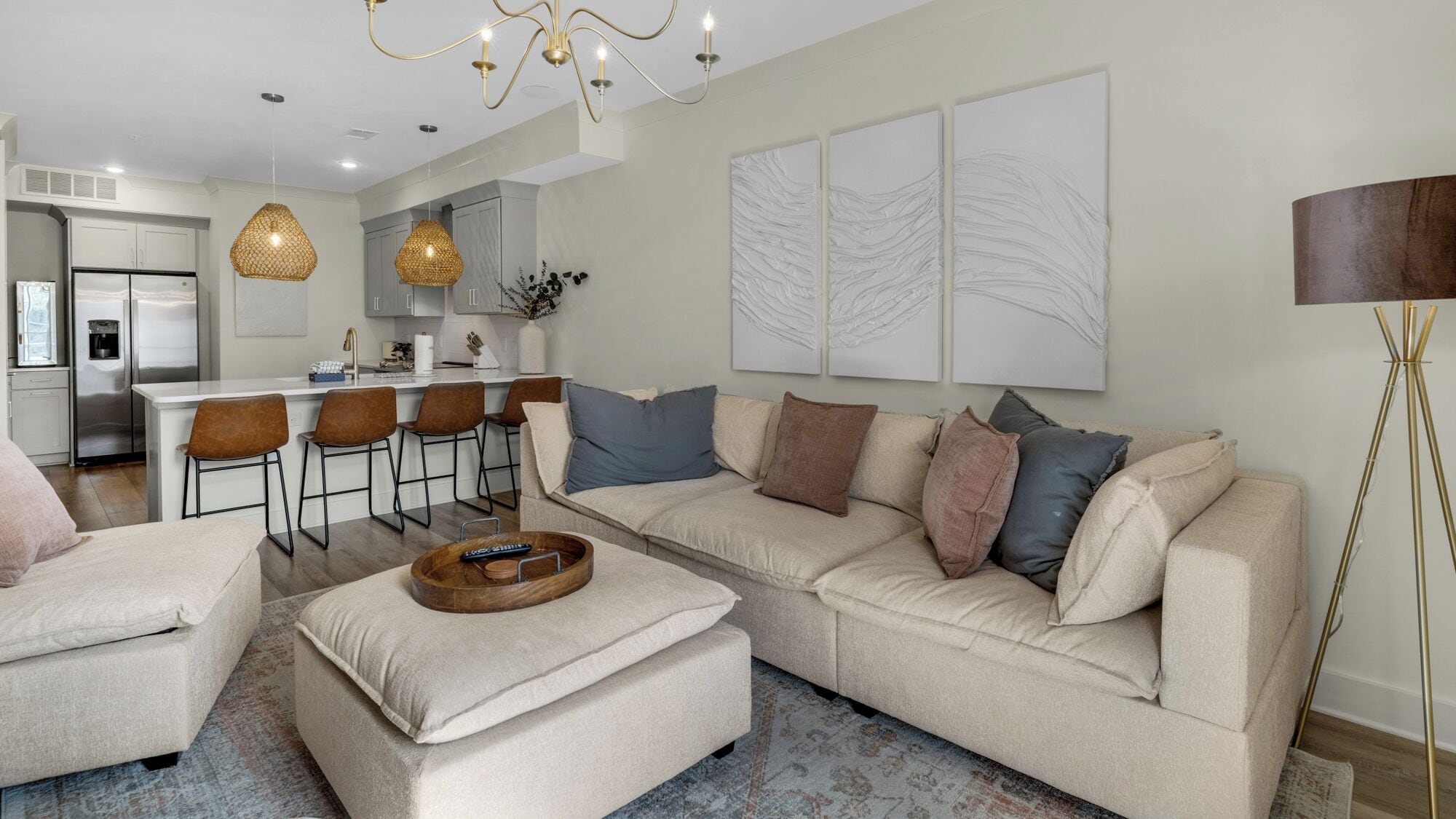 Condo, 1 King Bed with Sofa bed, Patio (Pinewood30A 421) | Living area