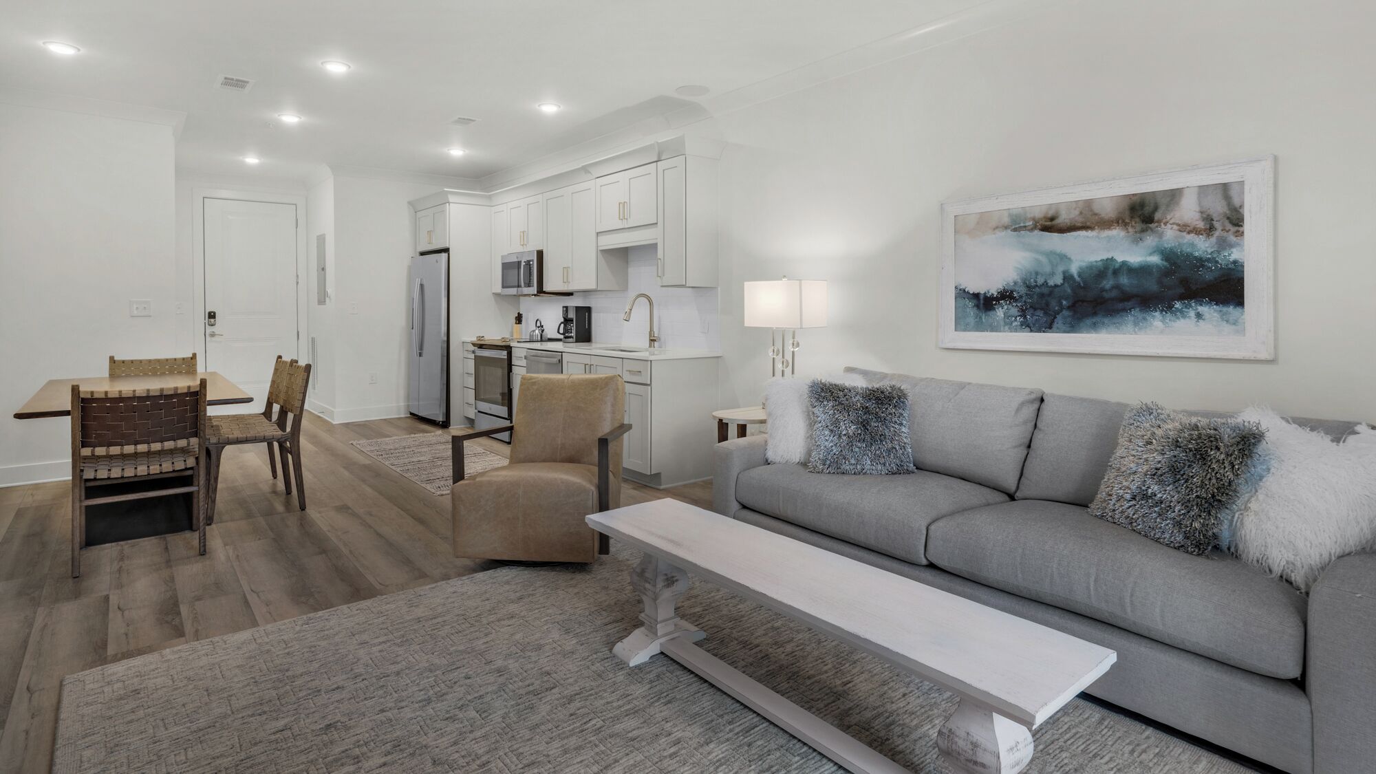 Condo, 1 King Bed, Patio, Garden View (Pinewood30A 415) | Living area | 42-inch flat-screen TV with digital channels