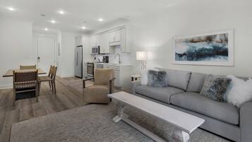 Condo, 1 King Bed, Patio, Garden View (Pinewood30A 415) | Living area | 42-inch flat-screen TV with digital channels