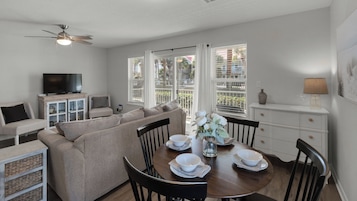 Condo, Multiple Beds, Patio, Pool View (Rollin Tide C4) | Living area | 42-inch flat-screen TV with digital channels