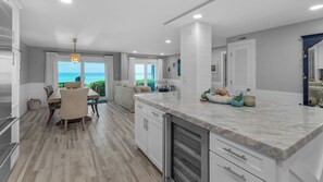 Condo, Multiple Beds, Patio, Ocean View (Sand Cliffs 118) | Private kitchen | Coffee/tea maker