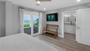 Condo, varias camas, patio, vista al océano (Sand Cliffs 118) | 3 habitaciones, decoración personalizada y muebles diferentes