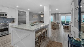 Condo, Multiple Beds, Patio, Ocean View (Sand Cliffs 118) | Private kitchen - Sand Cliffs (Panama City Beach)