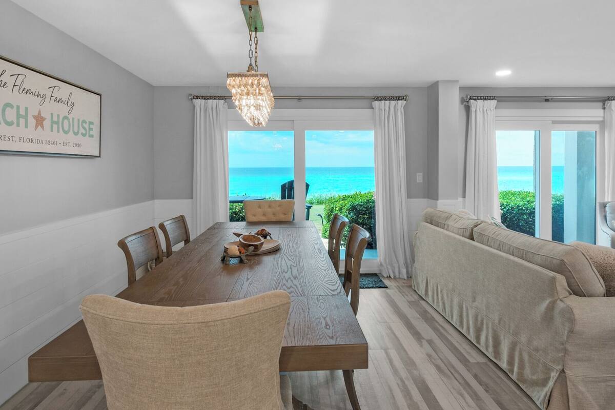 Condo, várias camas, varanda, vista para o oceano (Sand Cliffs 118) | Opções para refeição