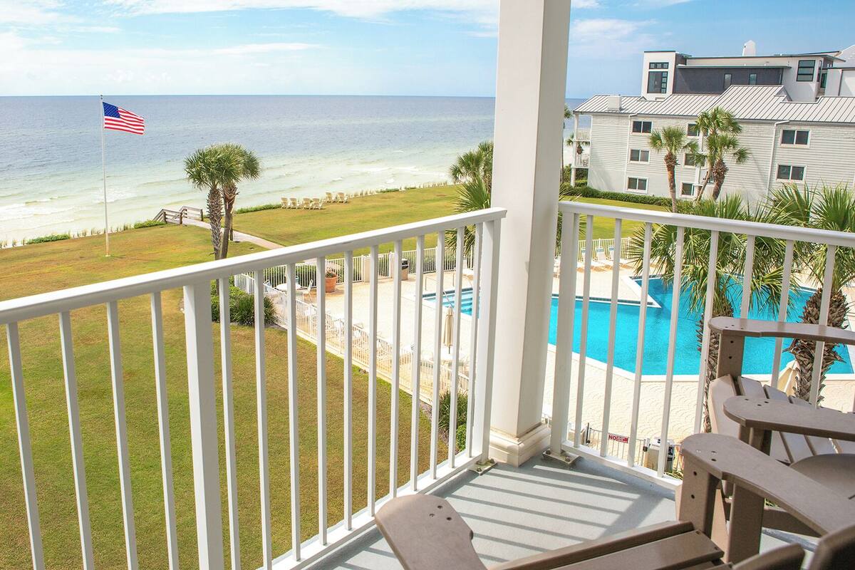 Condo, Multiple Beds, Patio, Ocean View (Sand Cliffs 415) | Property grounds