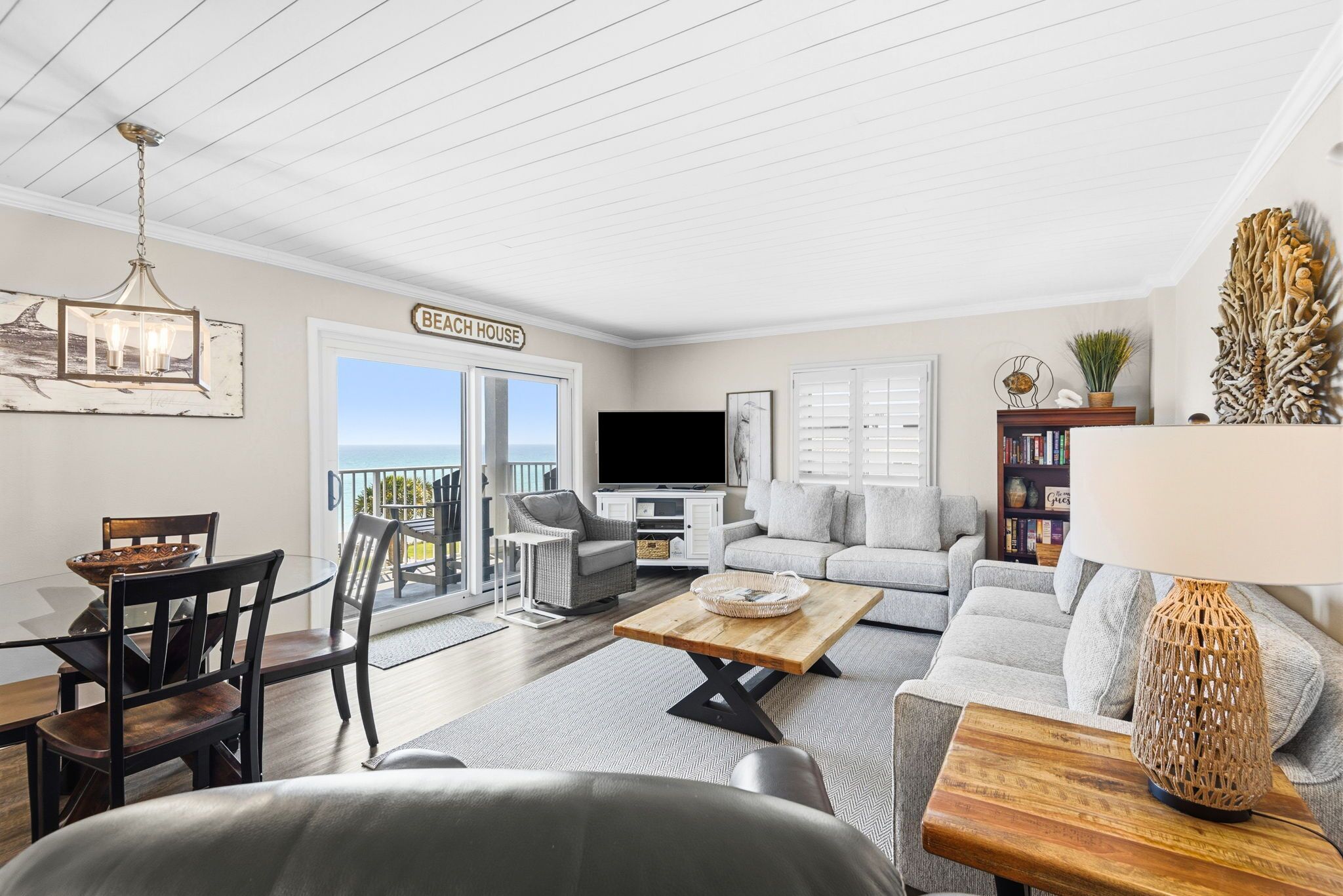 Condo, Multiple Beds, Patio, Ocean View (Sand Cliffs 415) | Living area