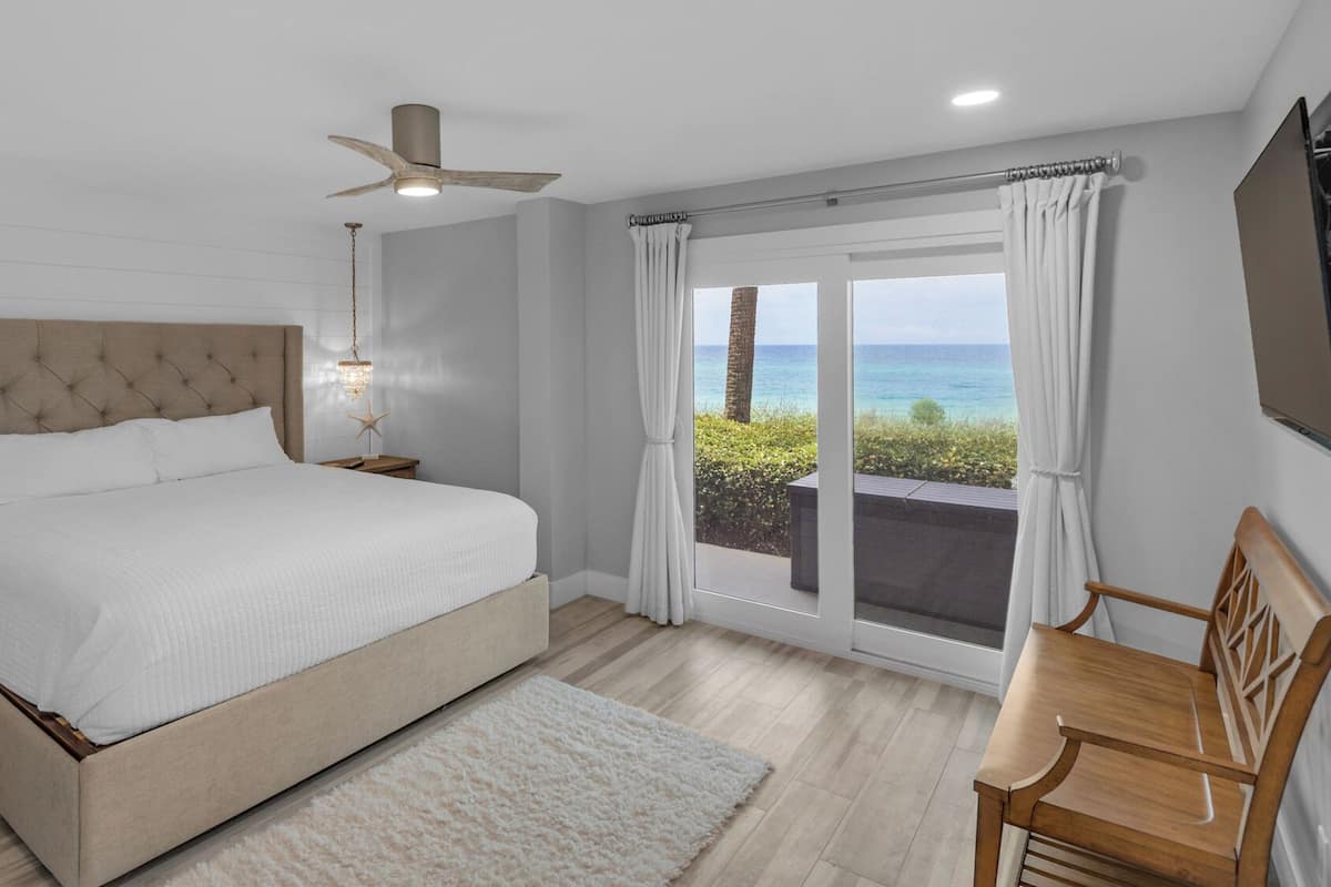 Lejlighed - flere senge - terrasse - havudsigt (Sand Cliffs 118) | 3 soveværelser, individuelt design, individuel indretning