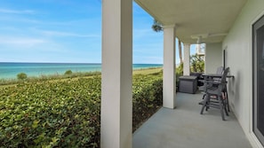 Condo, Multiple Beds, Patio, Ocean View (Sand Cliffs 118) | Outdoor dining