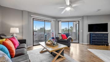 Condo, Multiple Beds, Balcony, Garden View (St Thomas Square 1210B) | Living area | 42-inch flat-screen TV with digital channels