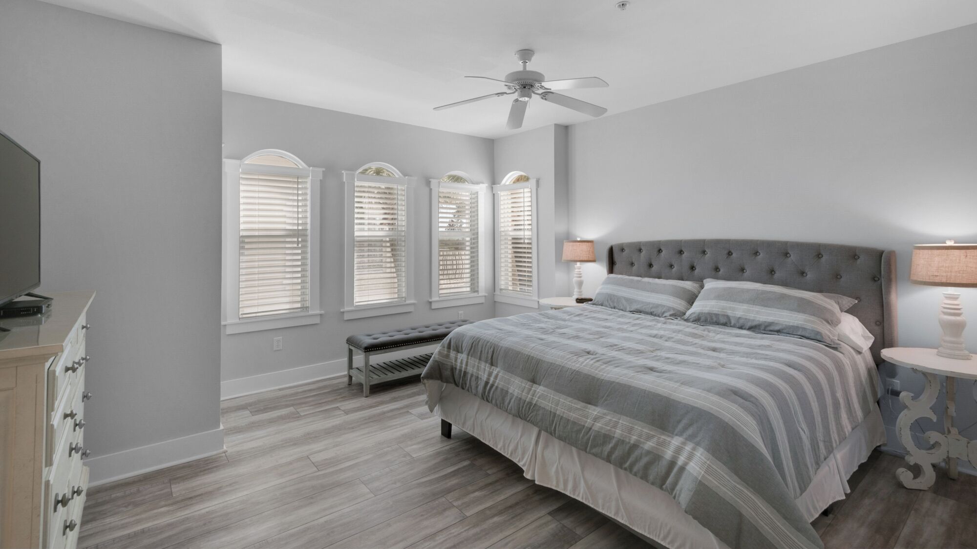 Condo, Multiple Beds, Balcony, Pool View (Villas At Seagrove B201) | 4 bedrooms, individually decorated, individually furnished, bed sheets