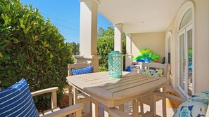 Condo, Multiple Beds, Balcony, Pool View (Villas at Seagrove B101) | Terrace/patio