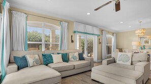 Condo, Multiple Beds, Balcony, Pool View (Villas at Seagrove B101) | Living area | 42-inch flat-screen TV with digital channels - Villas at Seagrove Beach (Santa Rosa Beach)