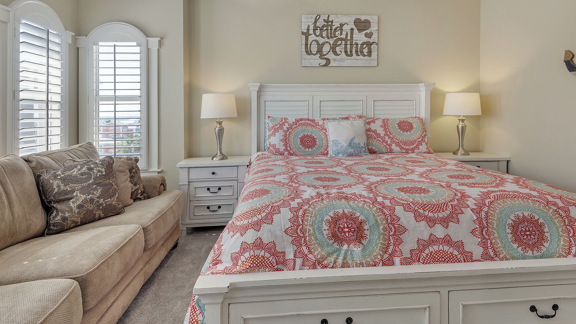 Condo, Multiple Beds, Patio, Ocean View (Villas At Seagrove C401) | 4 bedrooms, individually decorated, individually furnished, bed sheets