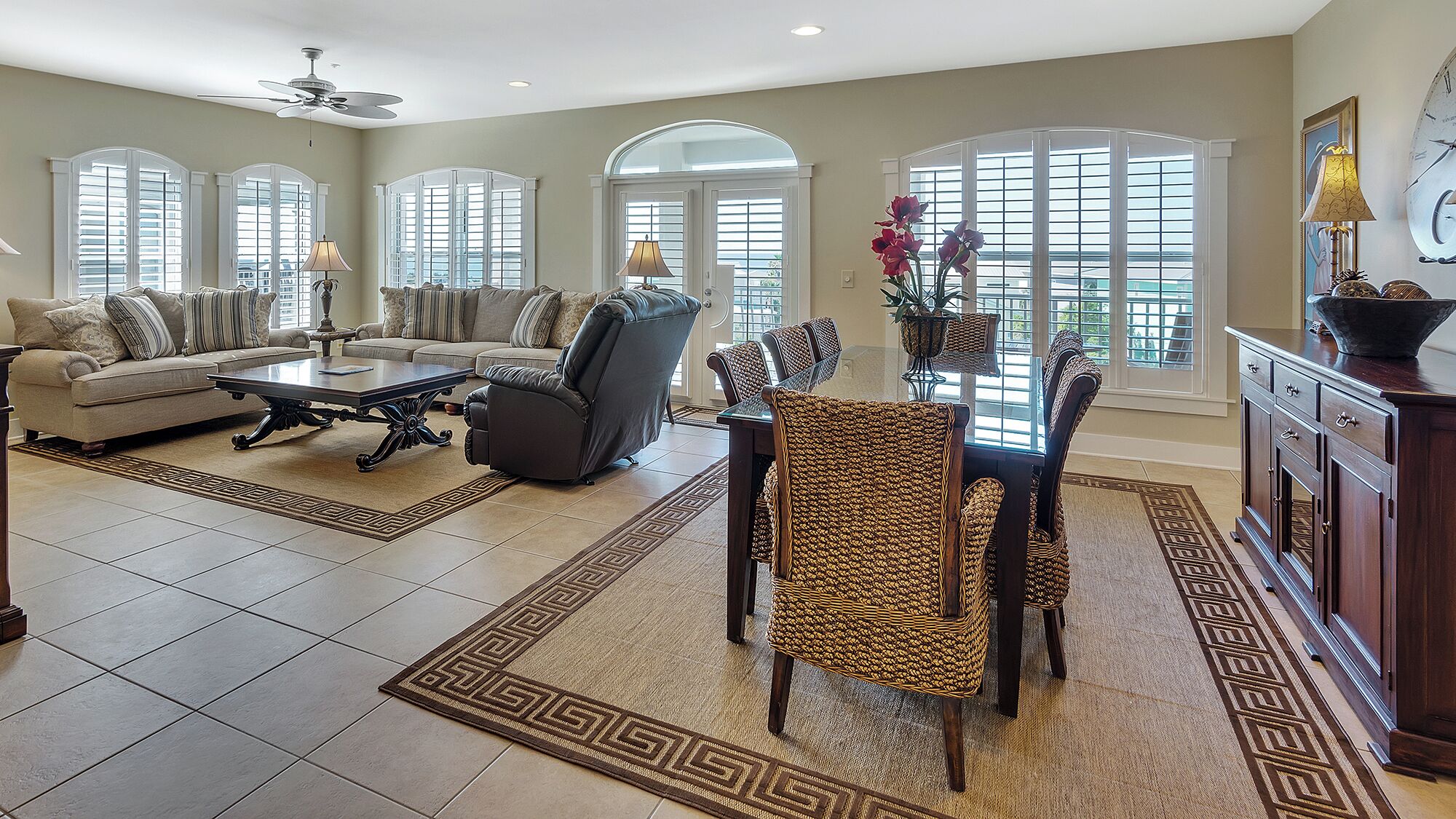 Condo, Multiple Beds, Patio, Ocean View (Villas At Seagrove C401) | Living area